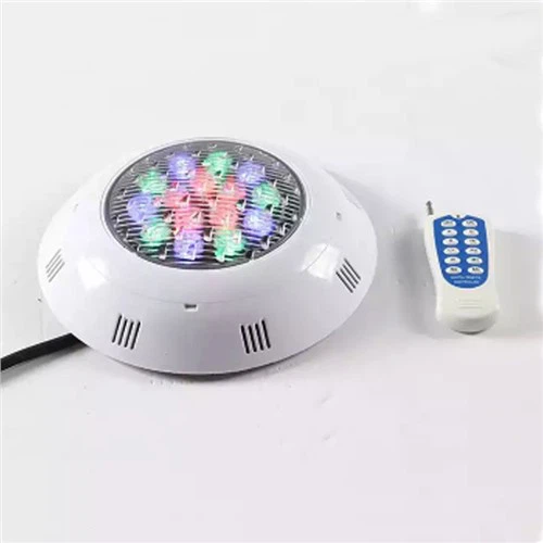 Flerfarvet led poollys
